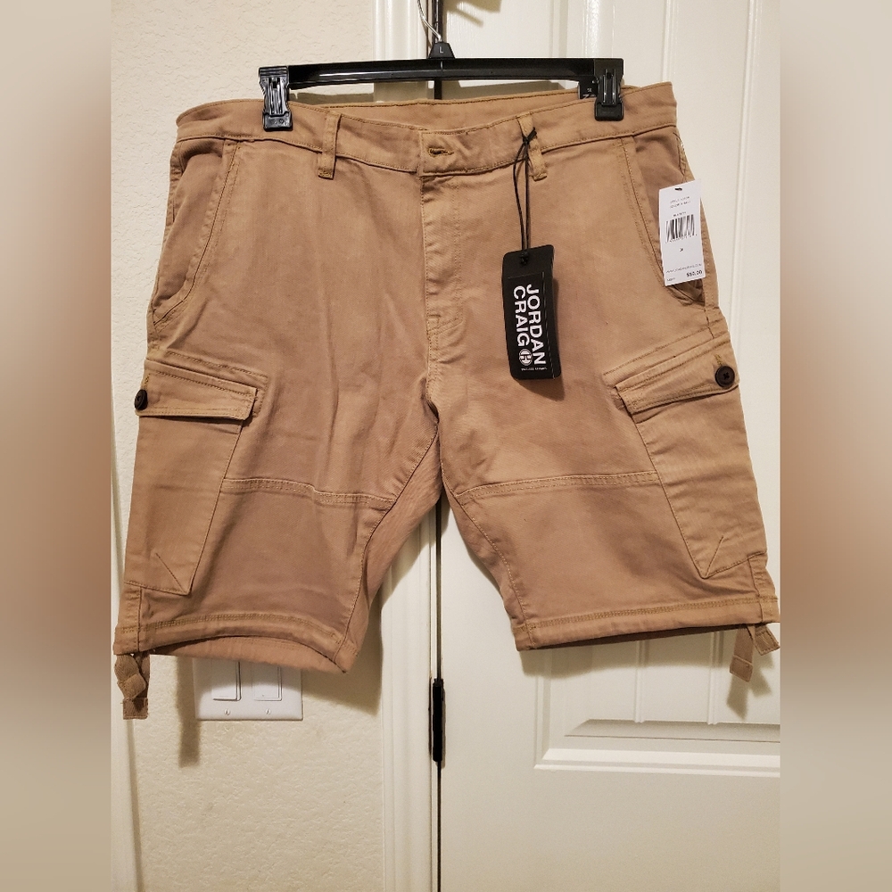 Jordan Craig denim cargo shorts size 36